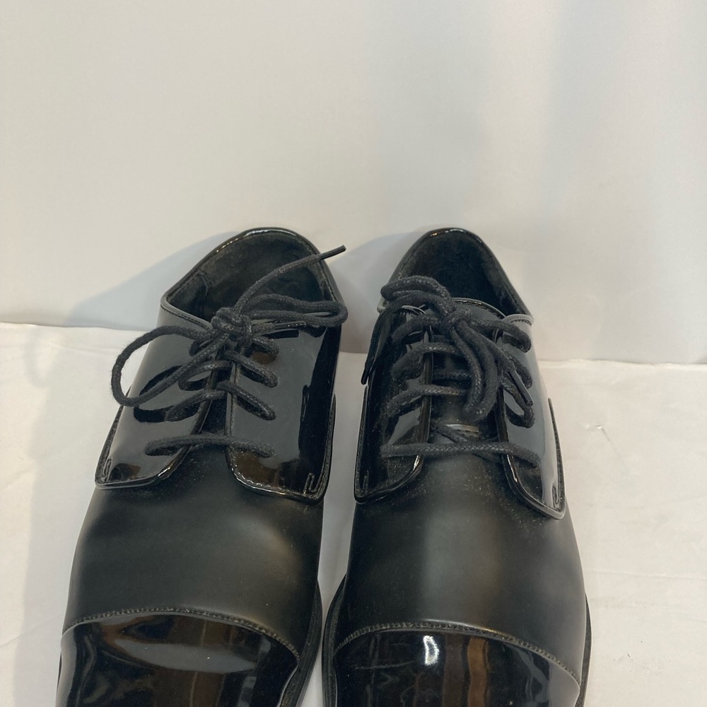 Classic Black Men's  Formal Leather Dress Church Shoes Size 8